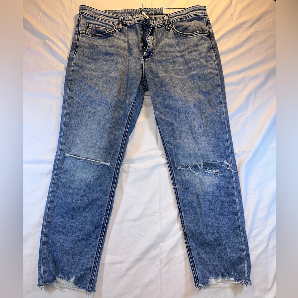 Rag & Bone Dre Low-Rise Slim Boyfriend Ankle Jeans Size 32, never worn